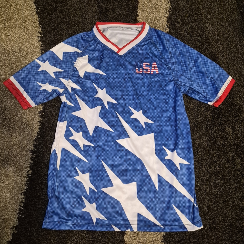 USA Blue and White Star Shirt.. New.